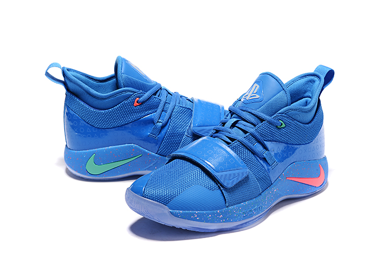 Men Nike Paul George 2.5 Blue Shoes